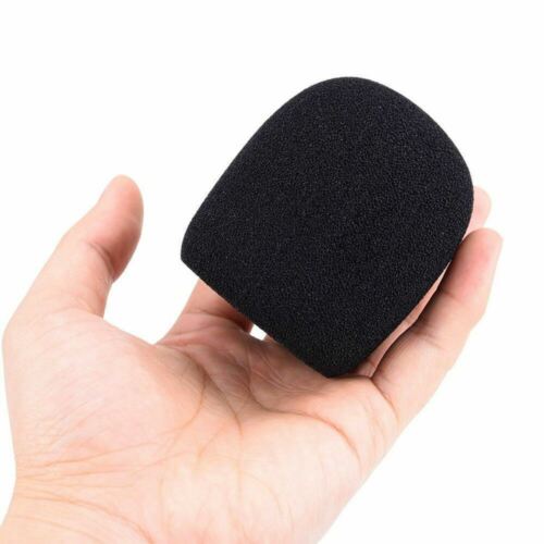 5pcs Microphone Pop Filter Windscreen Sponge Foam Mic Cover Black - Picture 4 of 4