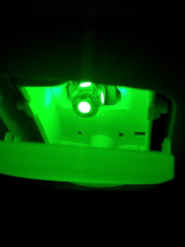 2 bombillas domo de placa de cuña verde brillante LED T10 194 168 2825 5-SMD - Imagen 2 de 8
