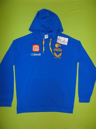 NEU Hoodie WEST COAST EAGLES (XL) CASTORE PERFEKT!!! Rugby AFL Australien blau