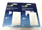 2PK Leviton SureSlide Ceiling Fan Control and Dimmer Switch White 66DF-W