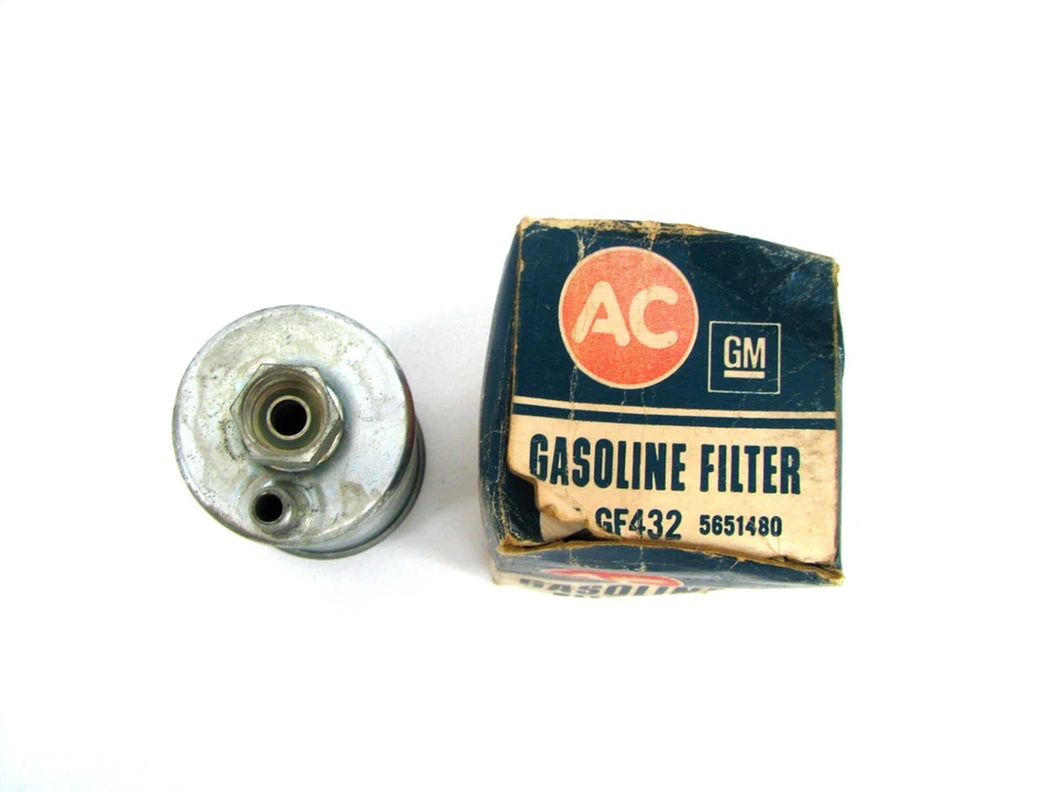 NOS GM AC Gas Fuel Filter GF 432 Chevy Cars 1967-70 5651480 vtg Camaro Chevelle - image 2 of 4