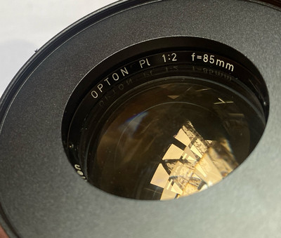 Arri Arriflex Carl Zeiss German Ver, Opton, 85mm F2 35mm Format Lens  FLAWLESS