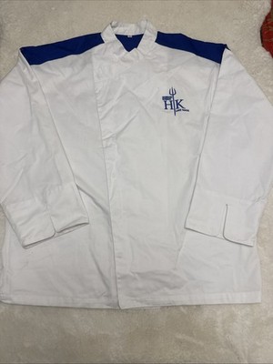 Gordon Ramsay HK Lake Tahoe XL Chefs White and Blue Chef Jacket