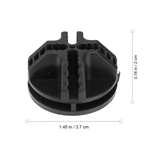 Conectores combinados de plástico con hebilla de gabinete de 20 piezas para cable de almacenamiento de cubo - Imagen 11 de 12