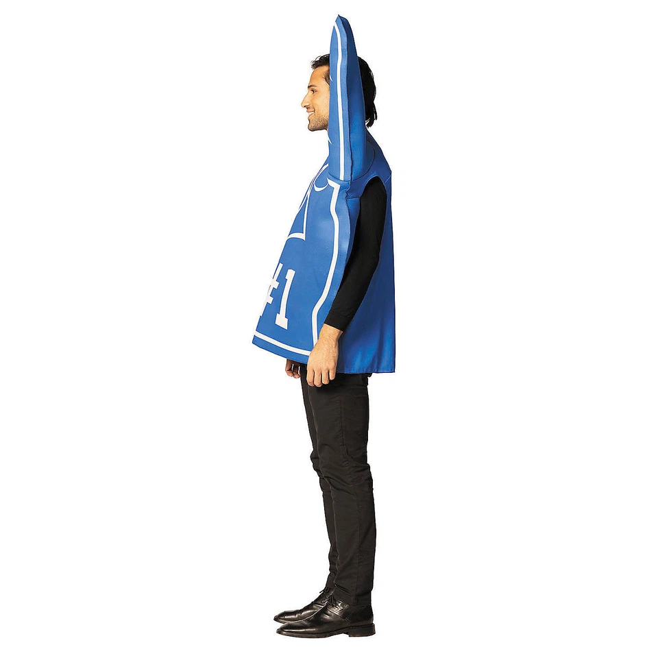 Disfraz túnica dedo espuma Blue Team Spirit #1 - Imposta Foto 3 de 4