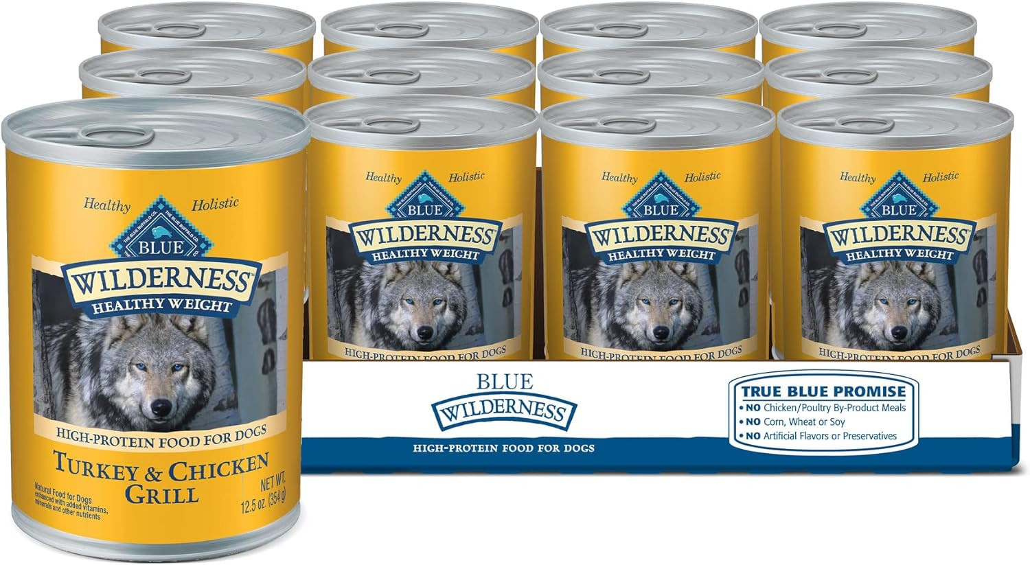 Wilderness Adult Wet Dog Food, Healthy Weight, High-Protein 