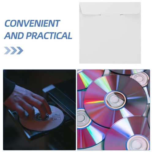 10 Pcs CD Bag Mailers Vinyl Record Album Covers Cd/dvd with Protection - Afbeelding 8 van 12