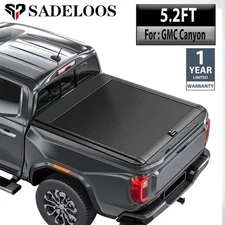 5.2FT Retractable Truck Bed Hard Tonneau Cover Aluminum For 2015-2025 GMC Canyon