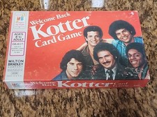 Vintage Welcome Back Kotter Card Game 1976 Milton Bradley Complete