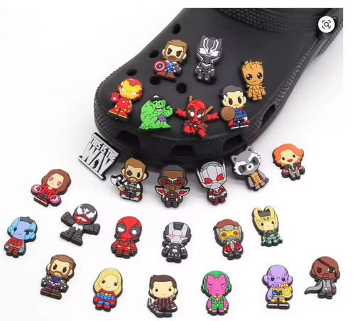 MARVEL Avengers Superhero - ciondoli per scarpe 27 pezzi - adatti a crocs - SPEDIZIONE GRATUITA - Foto 2 di 2