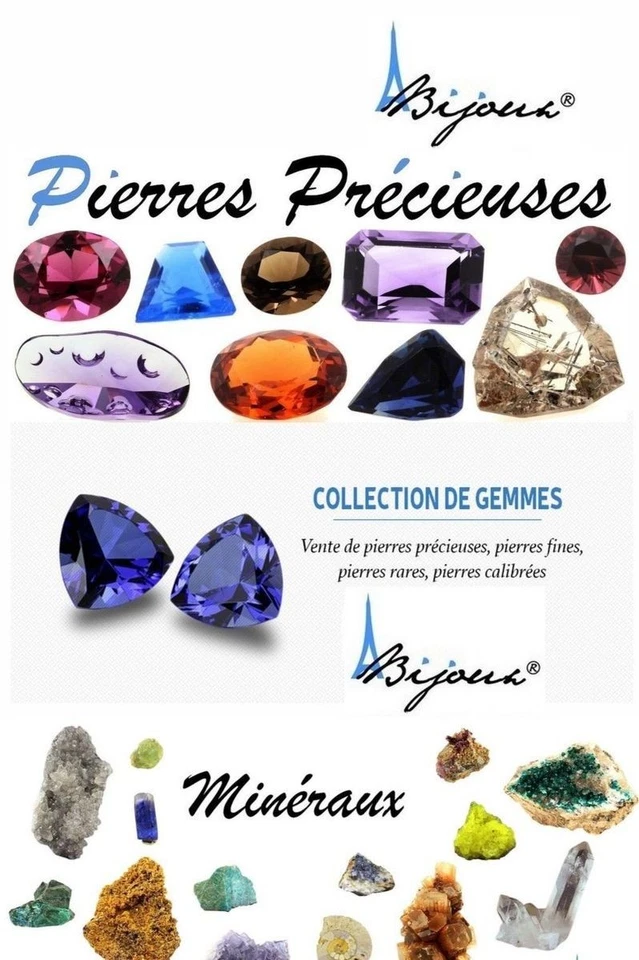 Déstockage de minéraux et gemmes.