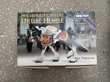 NEW Breyer #79199 Porcelain Household Cavalry Drum Horse Gypsy Vanner Othello