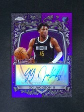 2025-26 Topps Chrome G.G. Jackson II Signature Style Auto Purple Refractor /75