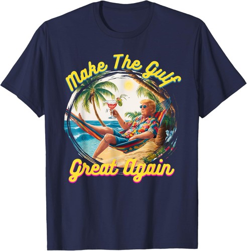 Lustiges Trump Shirt Make The Gulf Great Trump Merchandise T-Shirt Hoodie - Bild 6 von 11