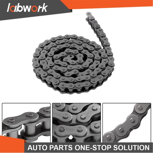 Labwork Heavy Duty #100H Roller Chain 10 Feet with 2 Connecting Link - Picture 14 of 16