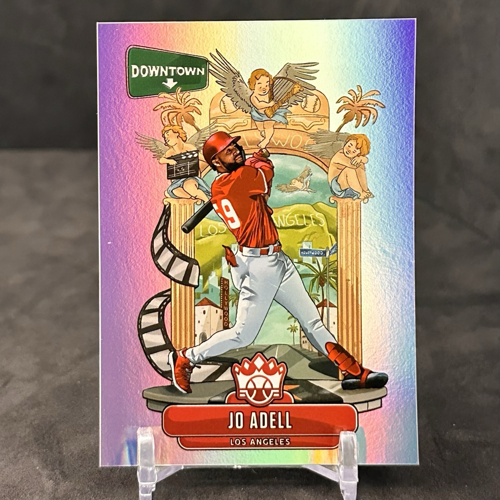 2020 Panini Diamond Kings Downtown Jo Adell #D13 Case Hit SSP - Angels