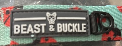 Beast & Buckle Dog Frenchie Reversible Harness LADY BUG   AND HEARTS   LARGE 