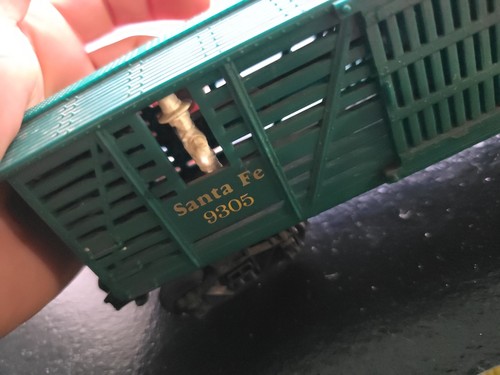 Lionel 9305 O-27 Gauge Santa Fe Bobbing Outlaws James Gang Wild West NO Box - Picture 6 of 14