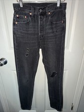 Levi's 501 Wild Bunch High-rise SKINNY Leg Women's Black 27