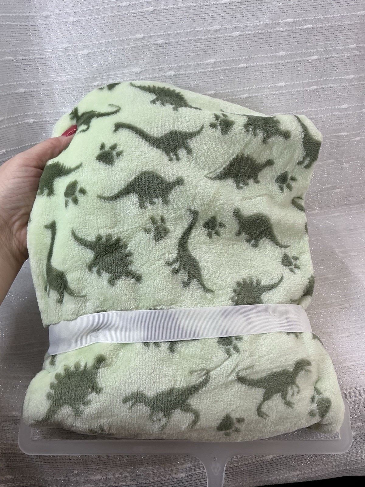 Baby Elements Dinosaur Baby Blanket Security Lovey Plush Boys Dino Green NEW