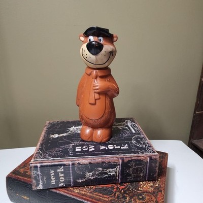 1960s Yogi Bear bank cartoon character still bank  vintage display prop
