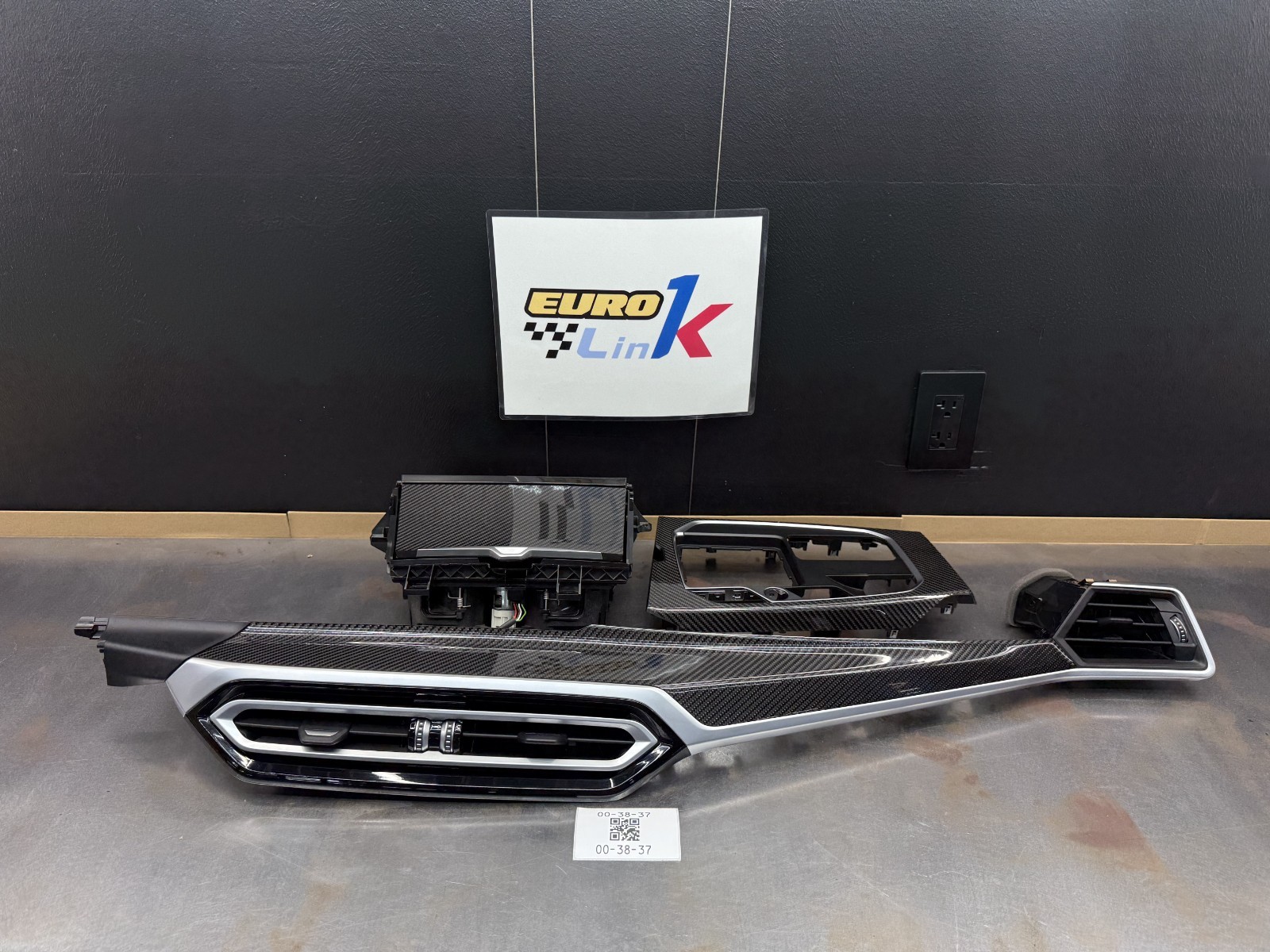21-26 BMW G80 M3 G87 M2 Central Console Dash Panel Carbon Interior Trim SET