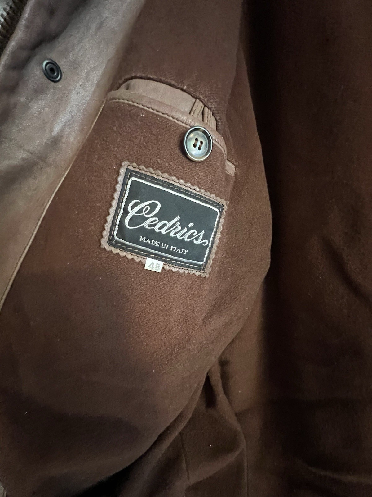 VTG CEDRICS Patchwork Jacket Genuine Leather Men’… - image 8