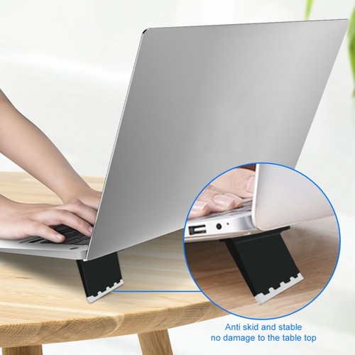 2 Pcs Notebook Cooling Rack Laptop Stands for Desks Riser Roost Small - Afbeelding 2 van 12