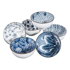 Swuut Japanese Style Ceramic Cereal Bowls,24 Ounces Salad,Soup Ramen Pho Sala...