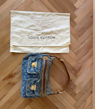 Louis Vuitton Denim Baggy Monogram Schulterta...