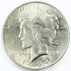 *1924 P MINT PEACE DOLLAR* NR #P2931