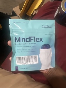Project SuperHuman MindFlex Brain Optimization Gummies Strawberry 60ct Vegan