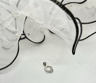  Anhänger Amor Halskette mit Zirkonia für Charms 925 Silber Schmuck Damen