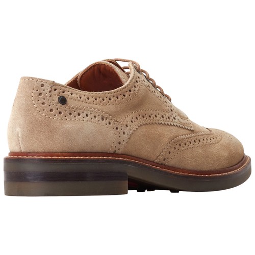 Base London Para Hombres Hatfield Gamuza Brogue Zapatos Inteligentes Informales Verano Cómoda Plantilla - Imagen 19 de 21