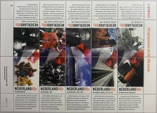 Netherlands 1999 “Hoogtepunten uit de 20e Eeuw” Sheet – 5×80c, Mint NH