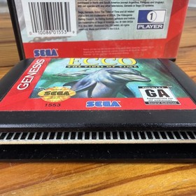 Ecco: The Tides of Time (Sega Genesis, 1994) CIB With Manual Tested NICE!