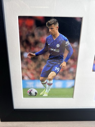 Mason Mount Chelsea Autographed Photo Photograph Picture Frame Football Soccer - Picture 2 of 4