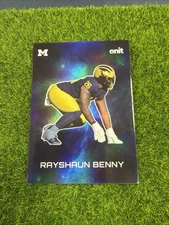 2025 Onit Rayshaun Benny Gravity Galaxy Parallel Michigan Wolverines G-8 AL1