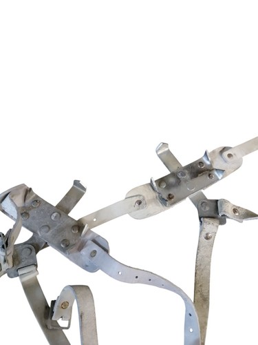 British Army Crampons 5 Spike Vintage Issue Climbing Hiking Expedition PAIR - Picture 7 of 7