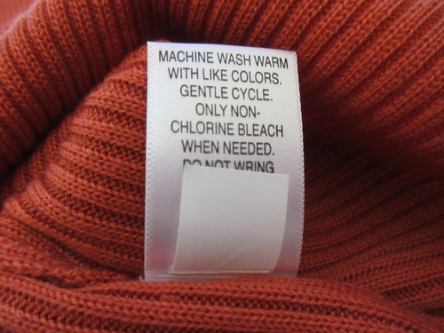 Croft & Barrow Womens Orange Ribbed Short Sleeve Turtleneck SZ 1X NWT - Picture 8 of 8