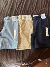 Set Of 3 New W Tags Girl Size 16 Shorts. Cat Jack. Flat Front, At The Knee