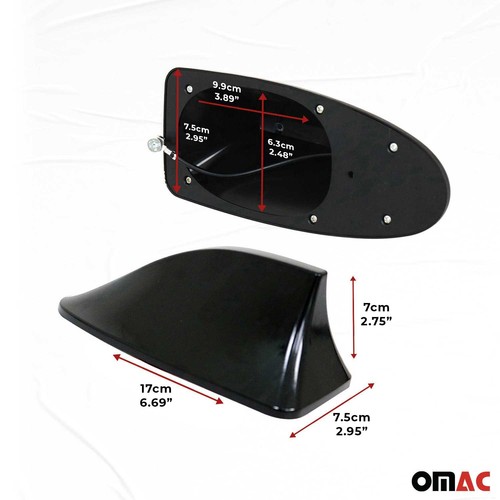 Car Shark Fin Antenna Roof Radio AM/FM Signal for Ford Fusion Black - Bild 3 von 8