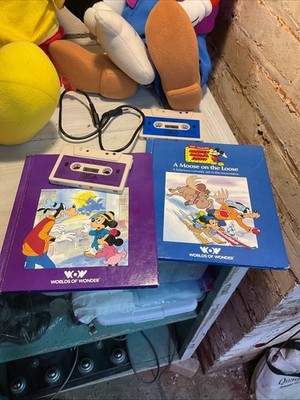 1986 DISNEY Worlds of Wonder Talking Mickey Mouse & Goofy with