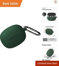 Durable Scratch-Resistant Silicone Case for SHOKZ OpenDots ONE with Carabiner