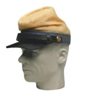 1/6 Battle Gear Toys 100 07 CSA Yellow Cavalry Cap - Blue Strip