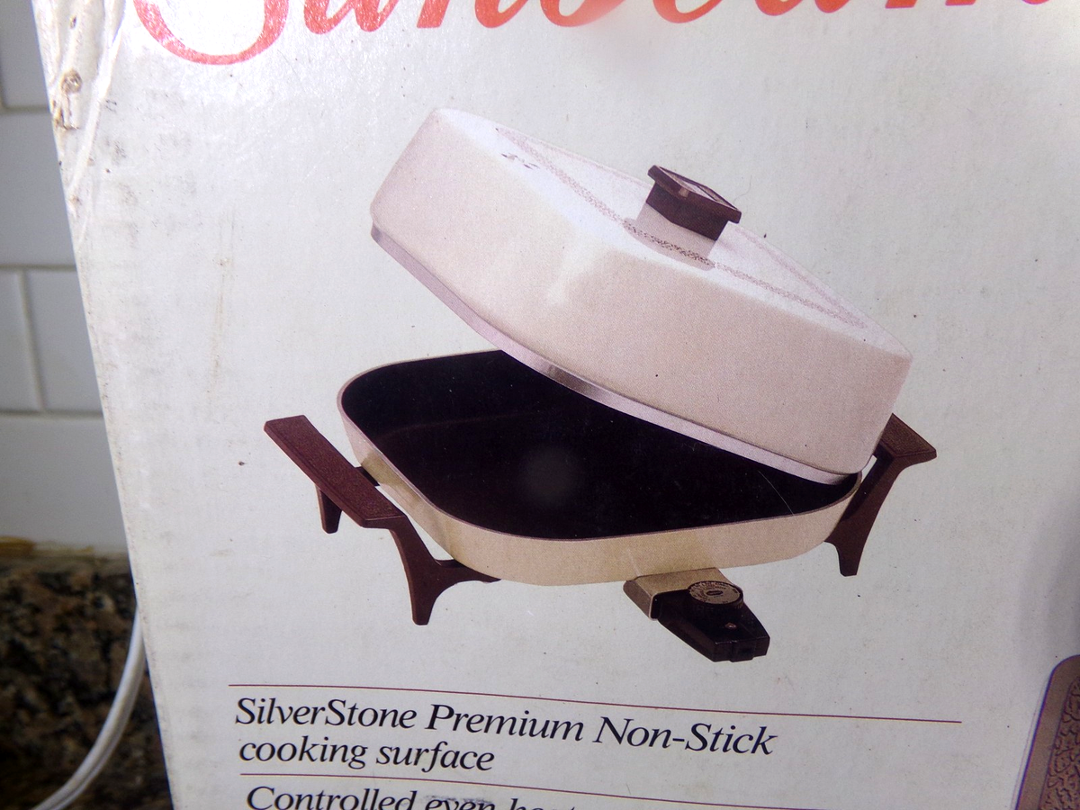 SUNBEAM MULTI COOKER ELECTRIC FRY PAN SILVERSTONE COOKING SURFACE