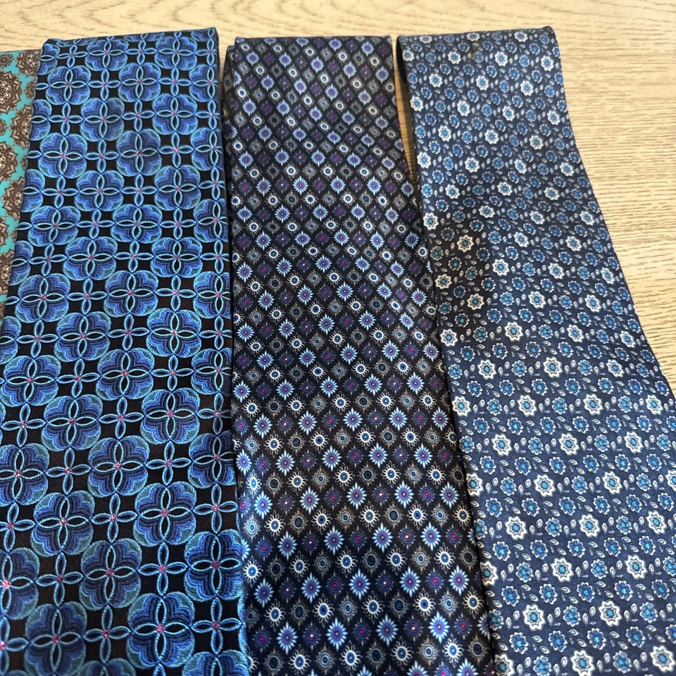 Lote de 8 corbatas de seda Italo Ferretti Silvi Marina Italia Foto 4 de 4