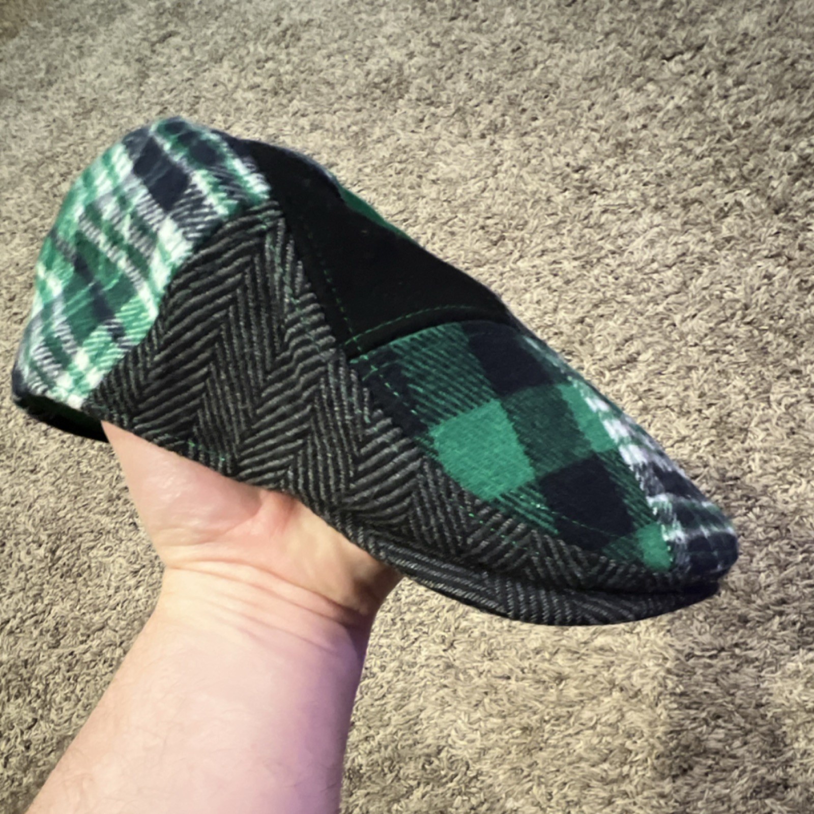 Boston Scally Co. Slainte Patchwork Flat Cap XL M… - image 1