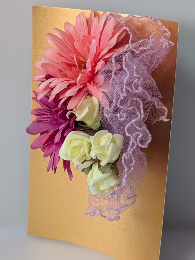 Flower Hair Ornament Japanese Accessories Used Near , Kimono, Yukata Style