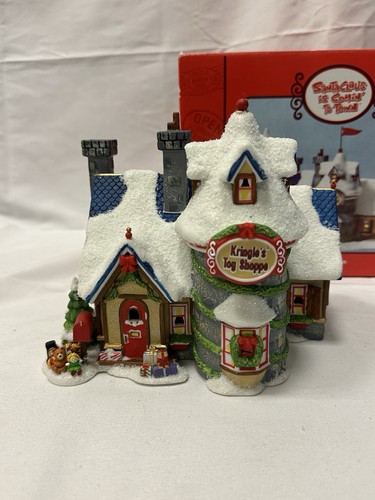 Department 56 Santa Claus Is Comin’ To Town Kringle’s Toy Shoppe Lighted #59391 - Picture 2 of 13